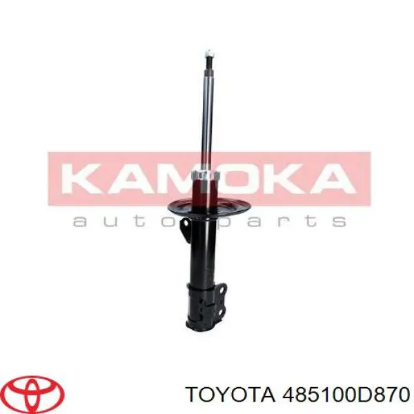 485100D870 Toyota Amortiguador eje delantero derecha