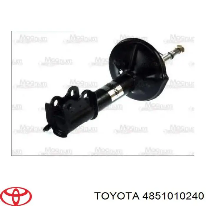 4851010240 Toyota amortiguador delantero derecho