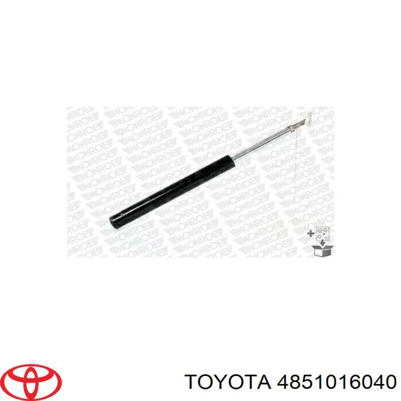 4851016120 Toyota amortiguador delantero