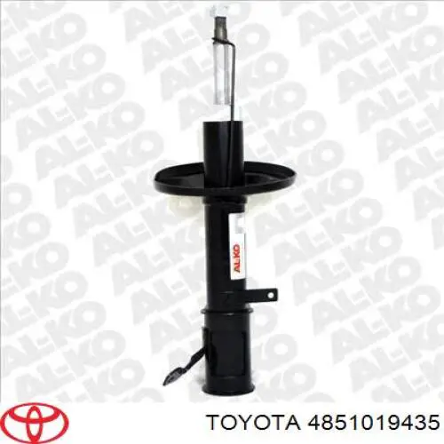 4851019435 Toyota amortiguador delantero derecho