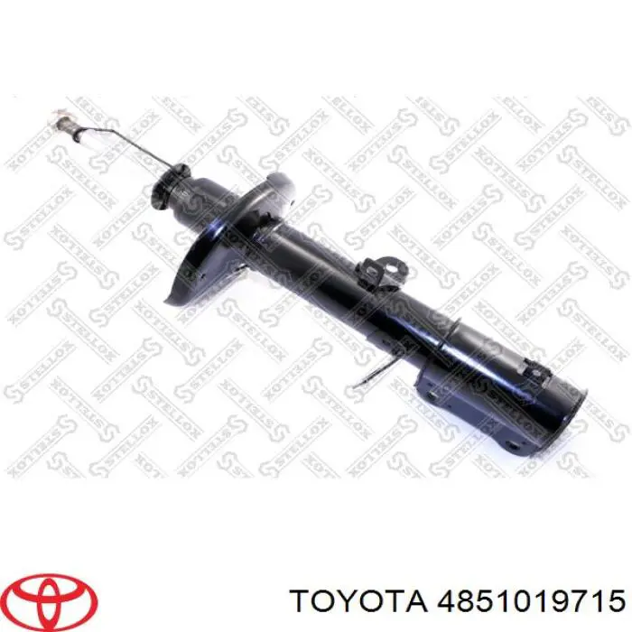 4851019715 Toyota amortiguador delantero derecho