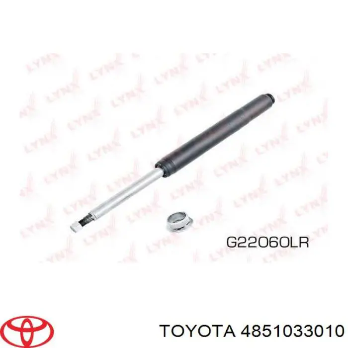 4851033010 Toyota amortiguador delantero izquierdo