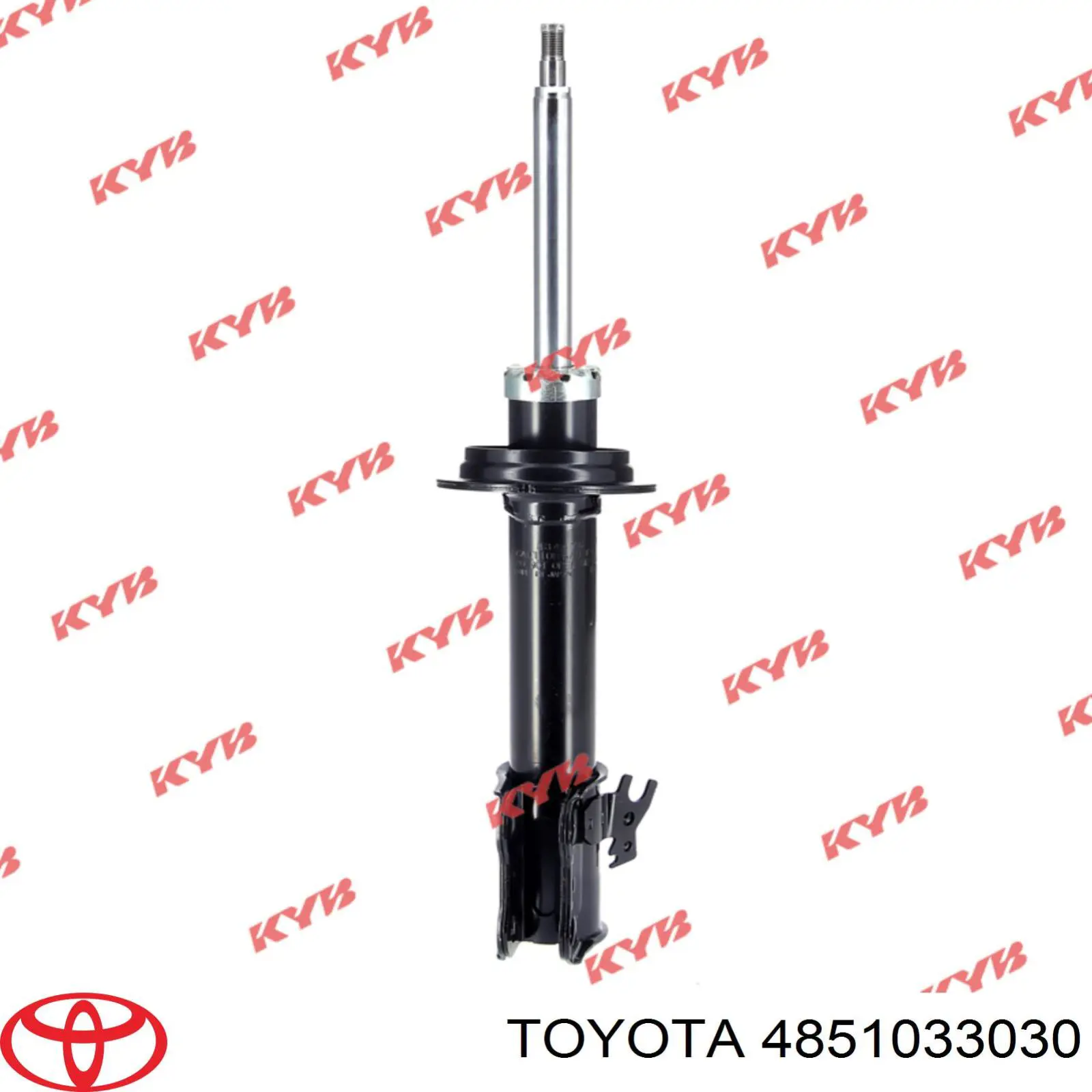 4851033030 Toyota amortiguador delantero derecho