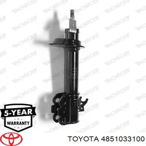 4851033040 Toyota amortiguador delantero derecho