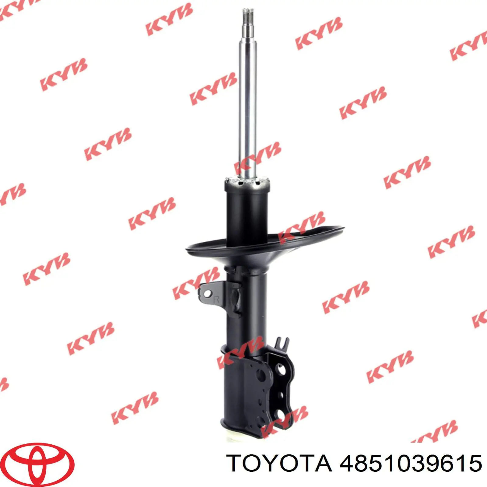 4851039615 Toyota amortiguador delantero derecho