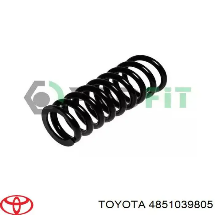 4851039805 Toyota amortiguador delantero derecho