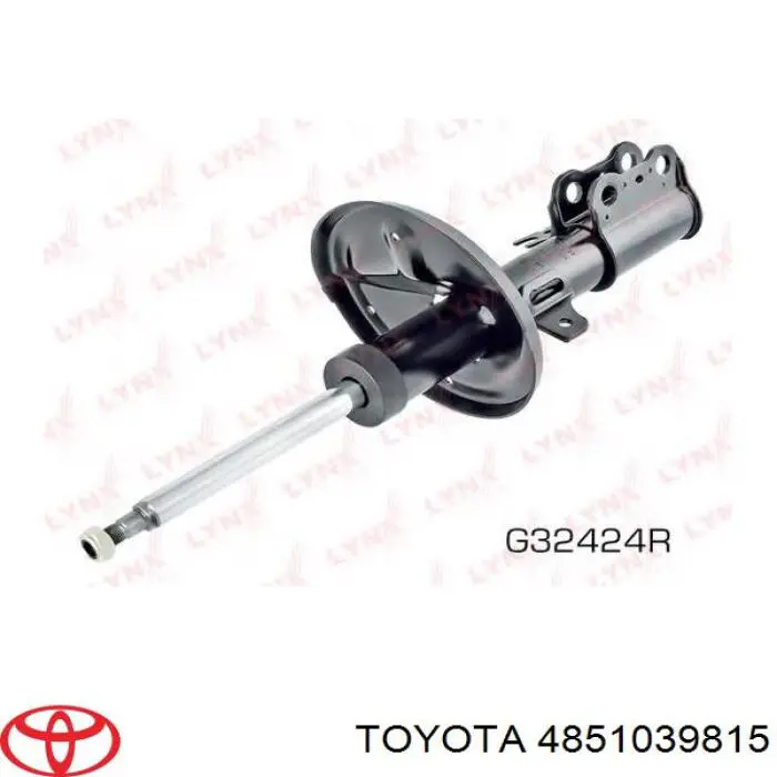 4851039815 Toyota amortiguador delantero derecho