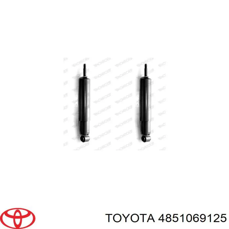 4851069125 Toyota amortiguador trasero