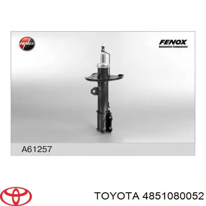 4851080052 Toyota amortiguador delantero derecho