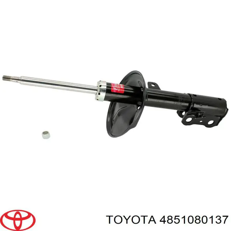 4851080137 Toyota amortiguador delantero derecho