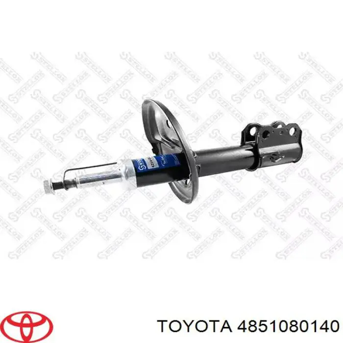 4851080140 Toyota amortiguador delantero derecho