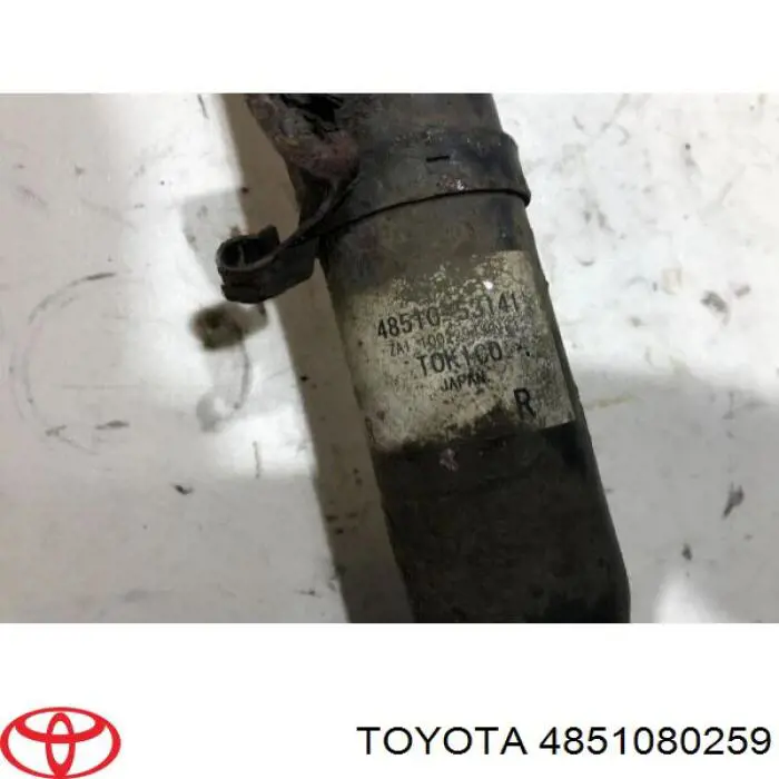 4851080259 Toyota amortiguador delantero derecho