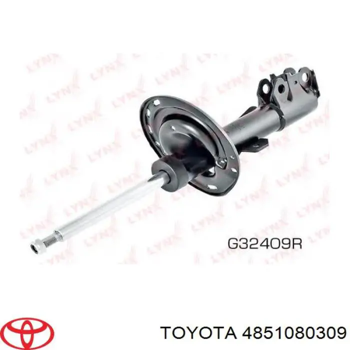Amortiguador delantero derecho Toyota 4851080309 precio, desde 57,29 EUR