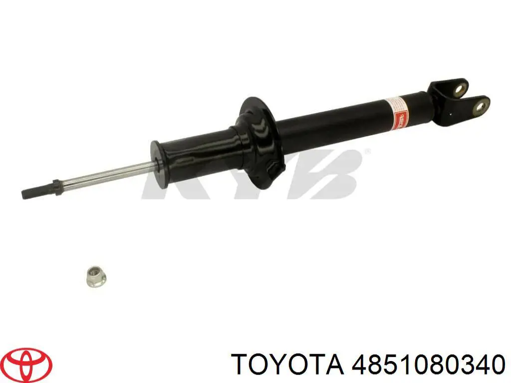 4851080340 Toyota Amortiguador frontal