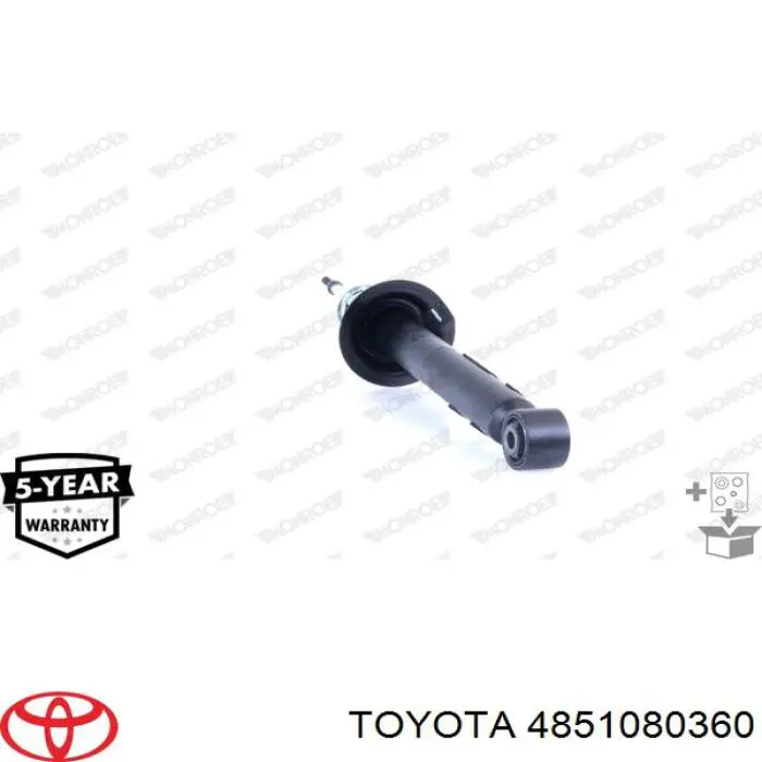 4851080360 Toyota amortiguador delantero derecho