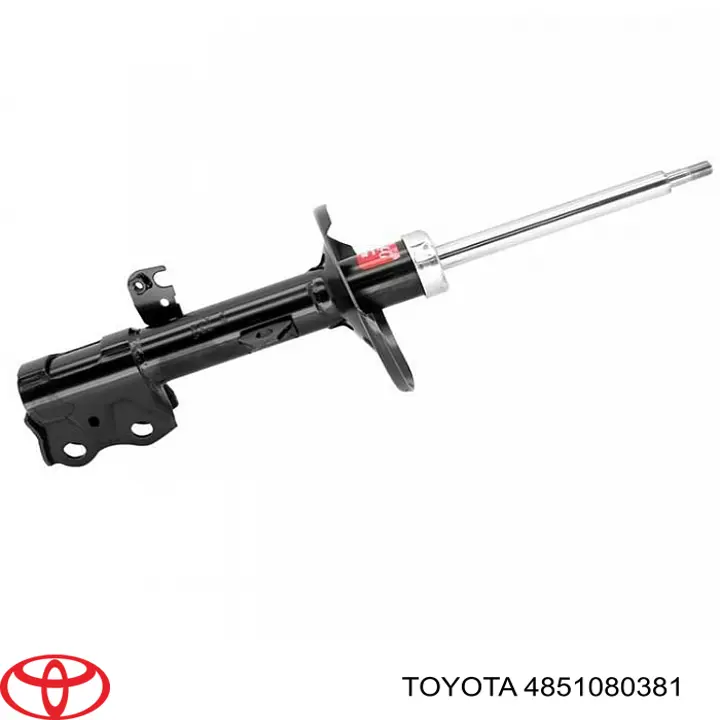 4851080381 Toyota Amortiguador eje delantero derecha