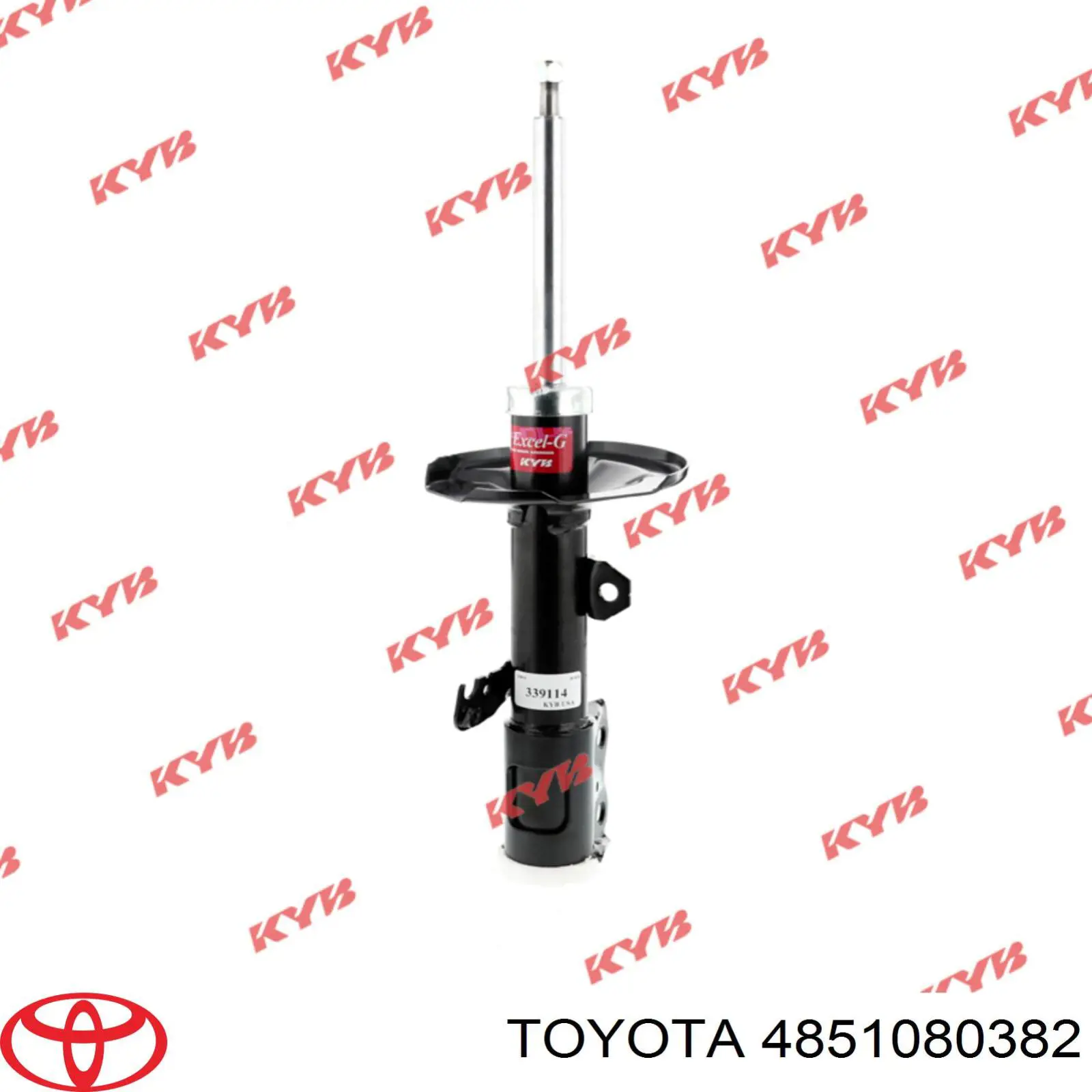 Amortiguador delantero derecho Toyota 4851009T10 precio, desde 73,56 EUR