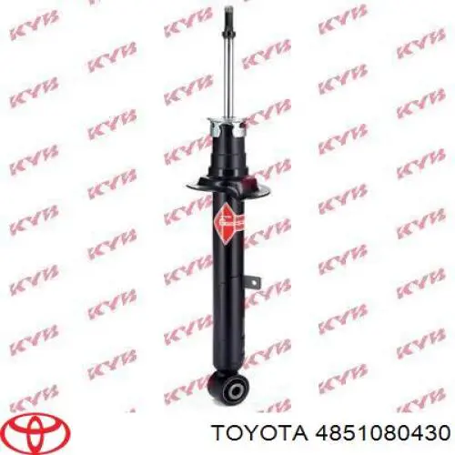4851080430 Toyota amortiguador delantero derecho