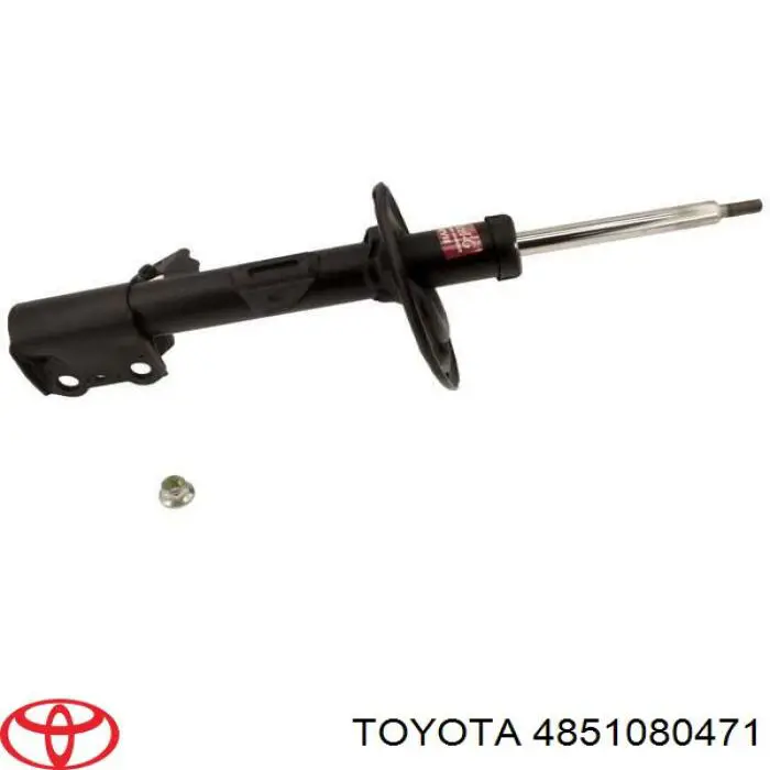 Amortiguador delantero derecho 4851080605 Toyota