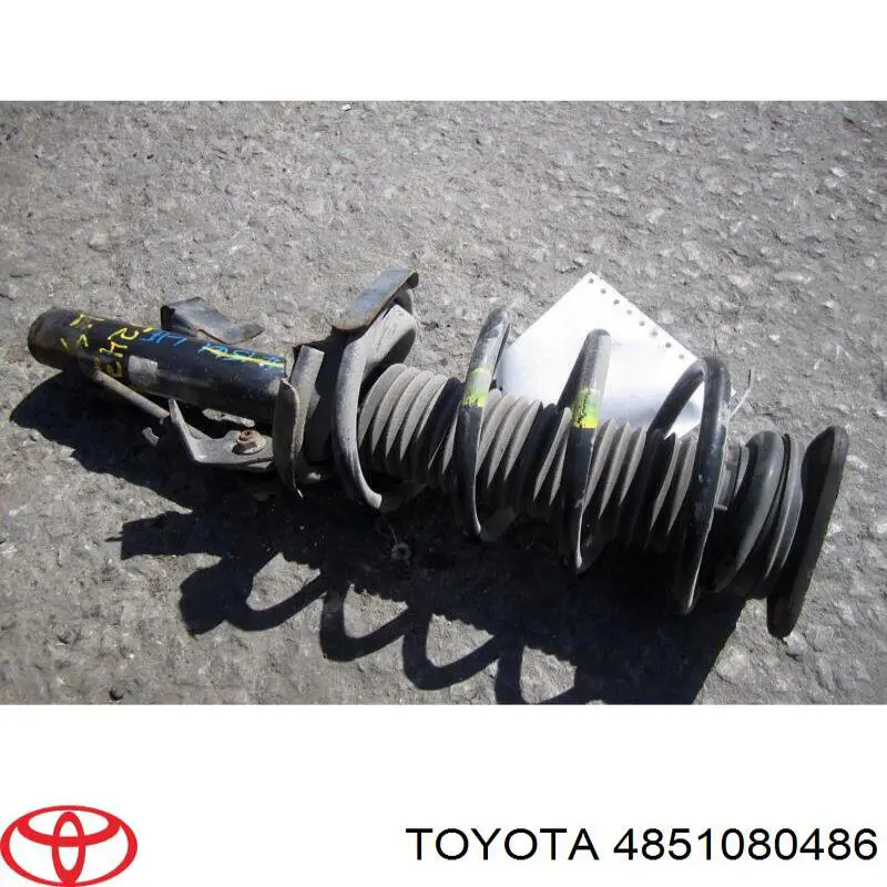 4851080486 Toyota amortiguador delantero derecho