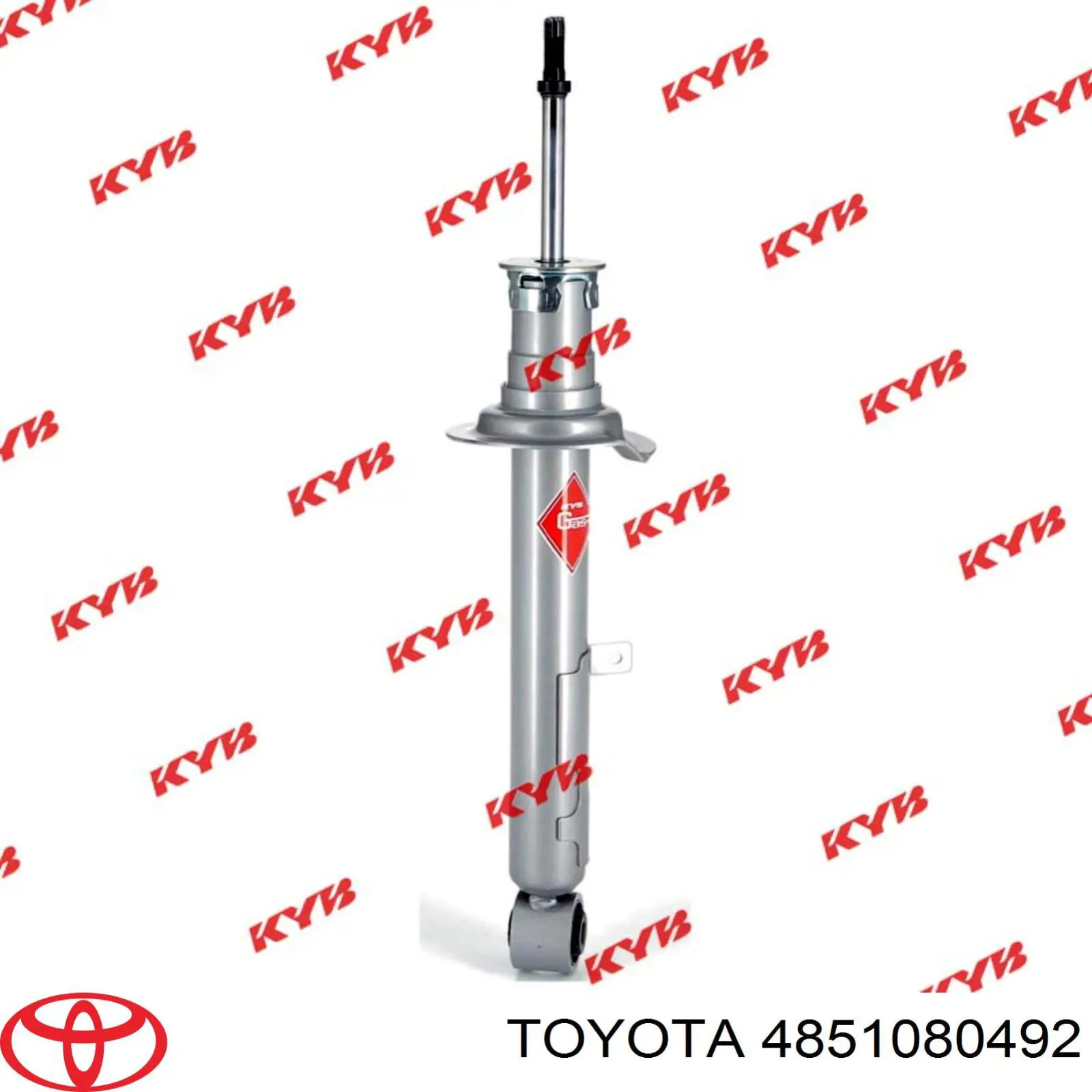 4851053210 Toyota amortiguador delantero derecho