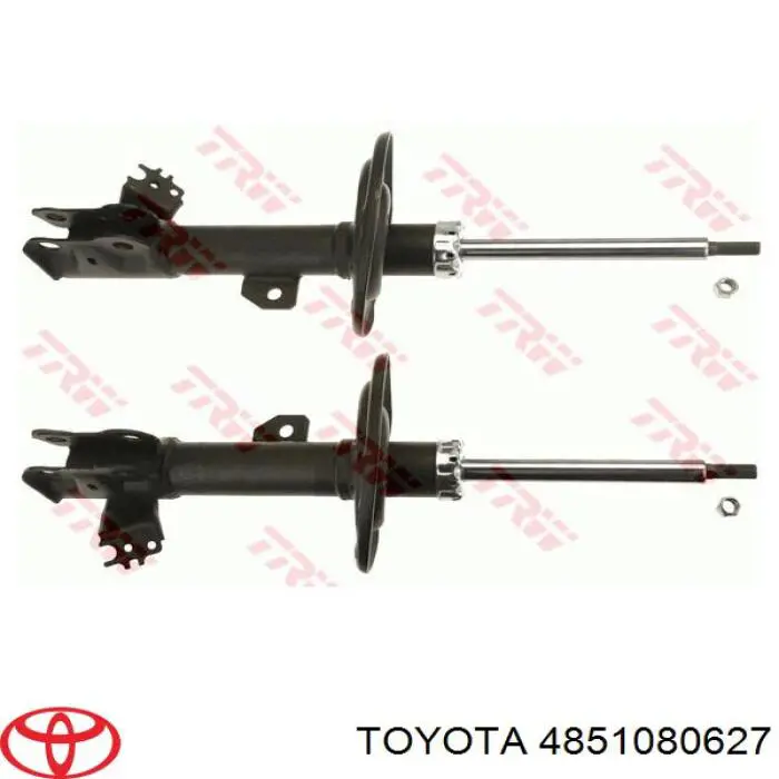 4851080627 Toyota amortiguador delantero derecho