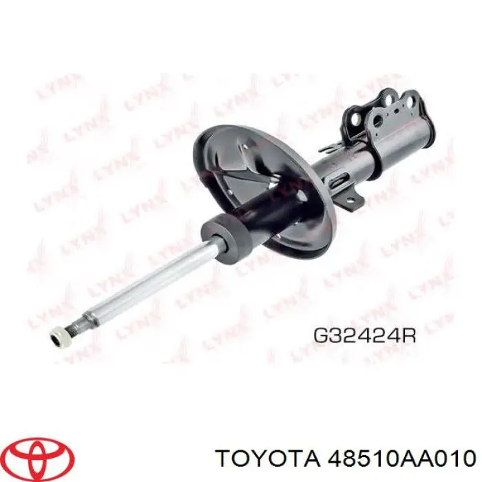 48510AA010 Toyota amortiguador delantero derecho