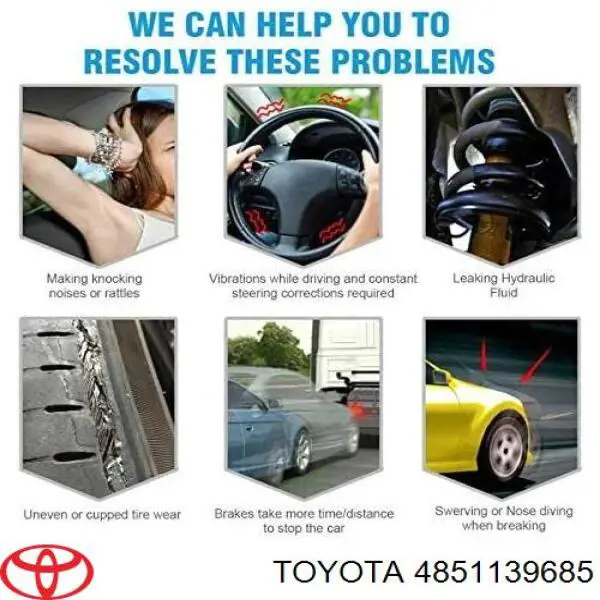 Amortiguador 4851139685 Toyota