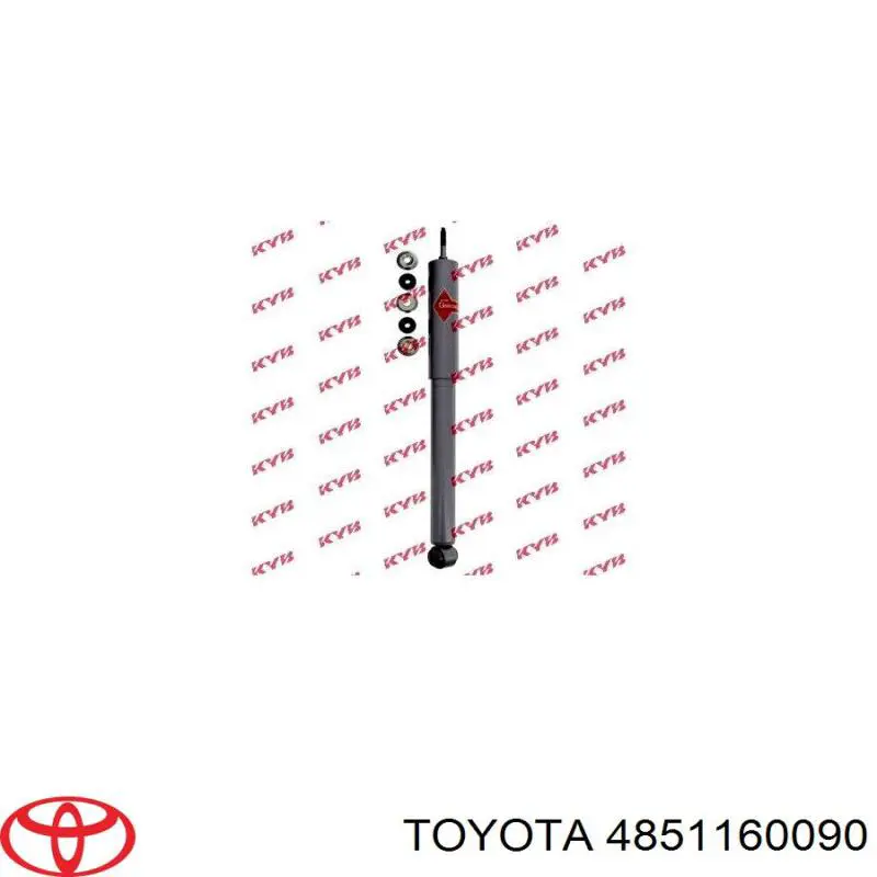 4851160090 Toyota amortiguador delantero