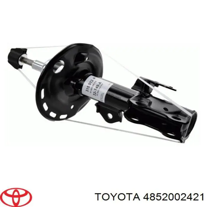 4852002421 Toyota Amortiguador frontal