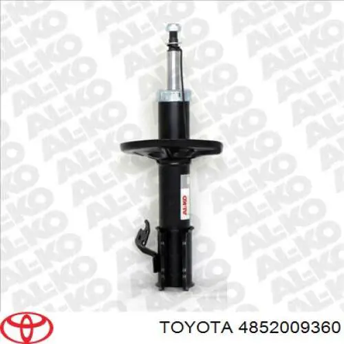 4852009360 Toyota amortiguador delantero izquierdo