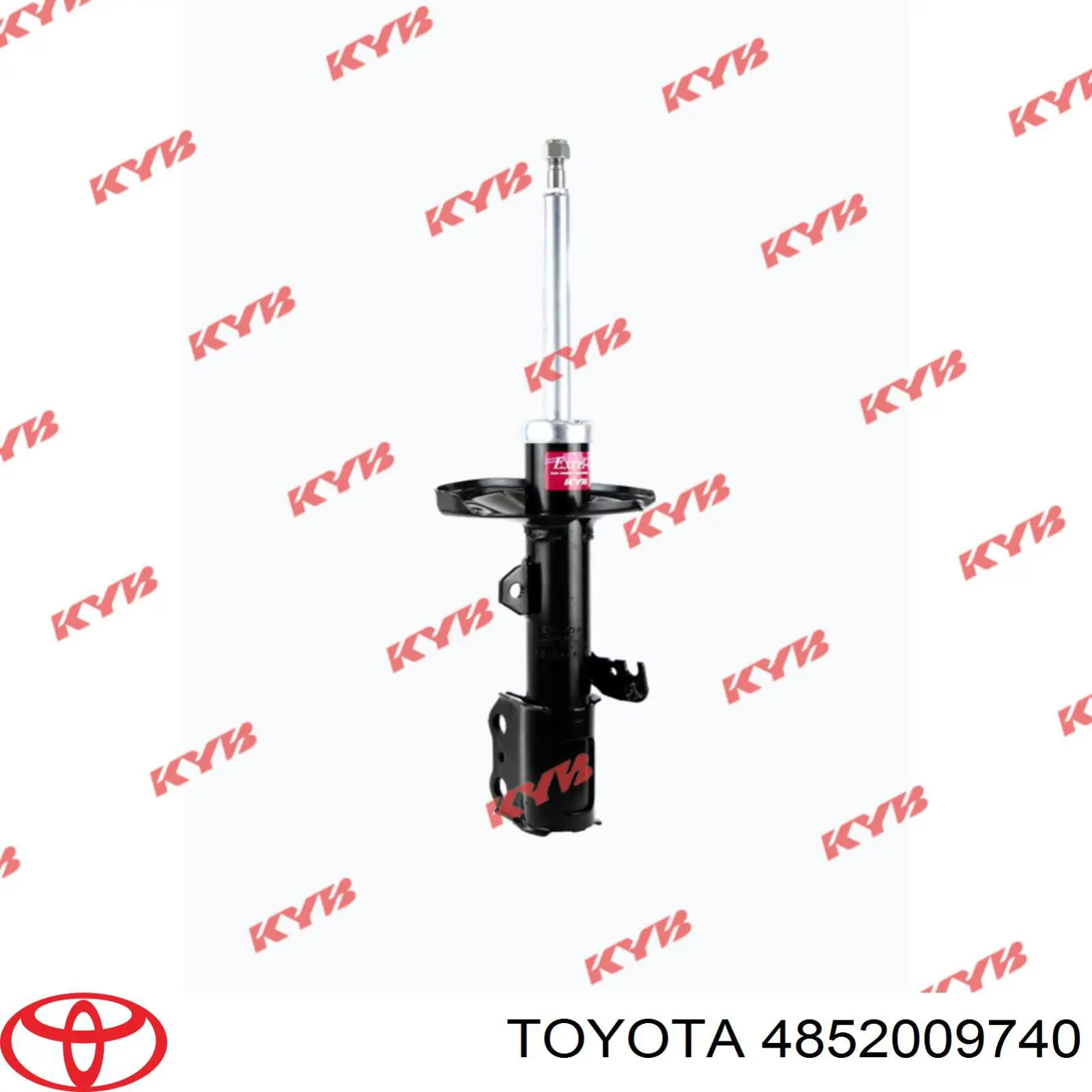 4852009740 Toyota amortiguador delantero izquierdo