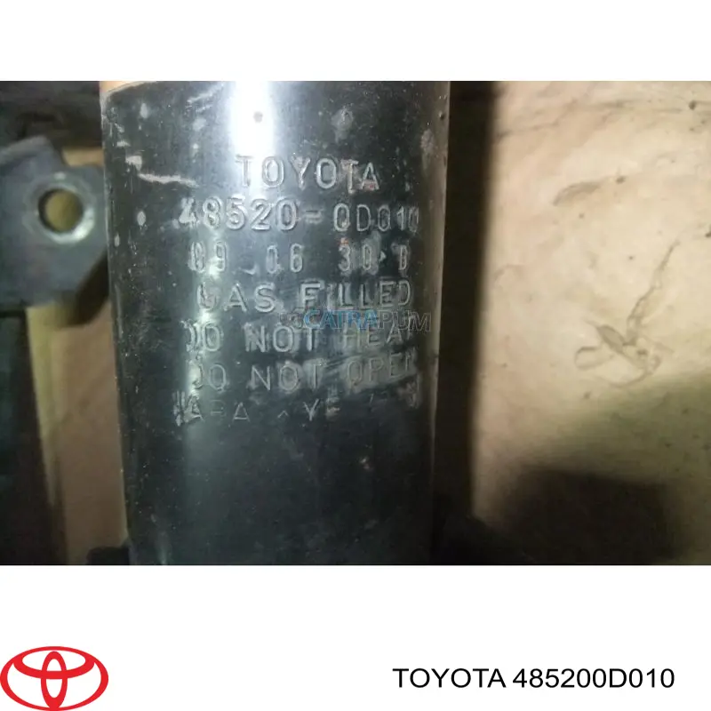 485200D010 Toyota amortiguador delantero izquierdo