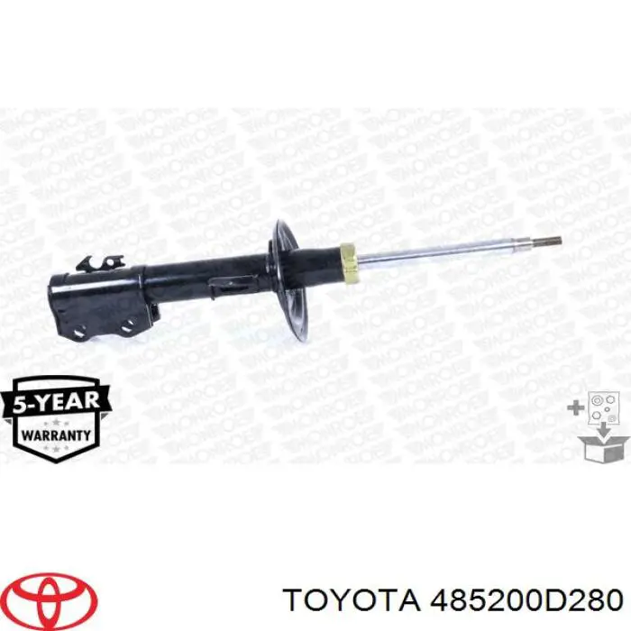 Amortiguador delantero izquierdo Toyota 485200D280 precio, desde 56,25 EUR