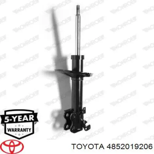 4852019206 Toyota amortiguador delantero izquierdo