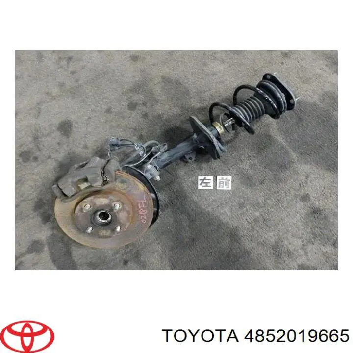 4852019665 Toyota amortiguador delantero izquierdo