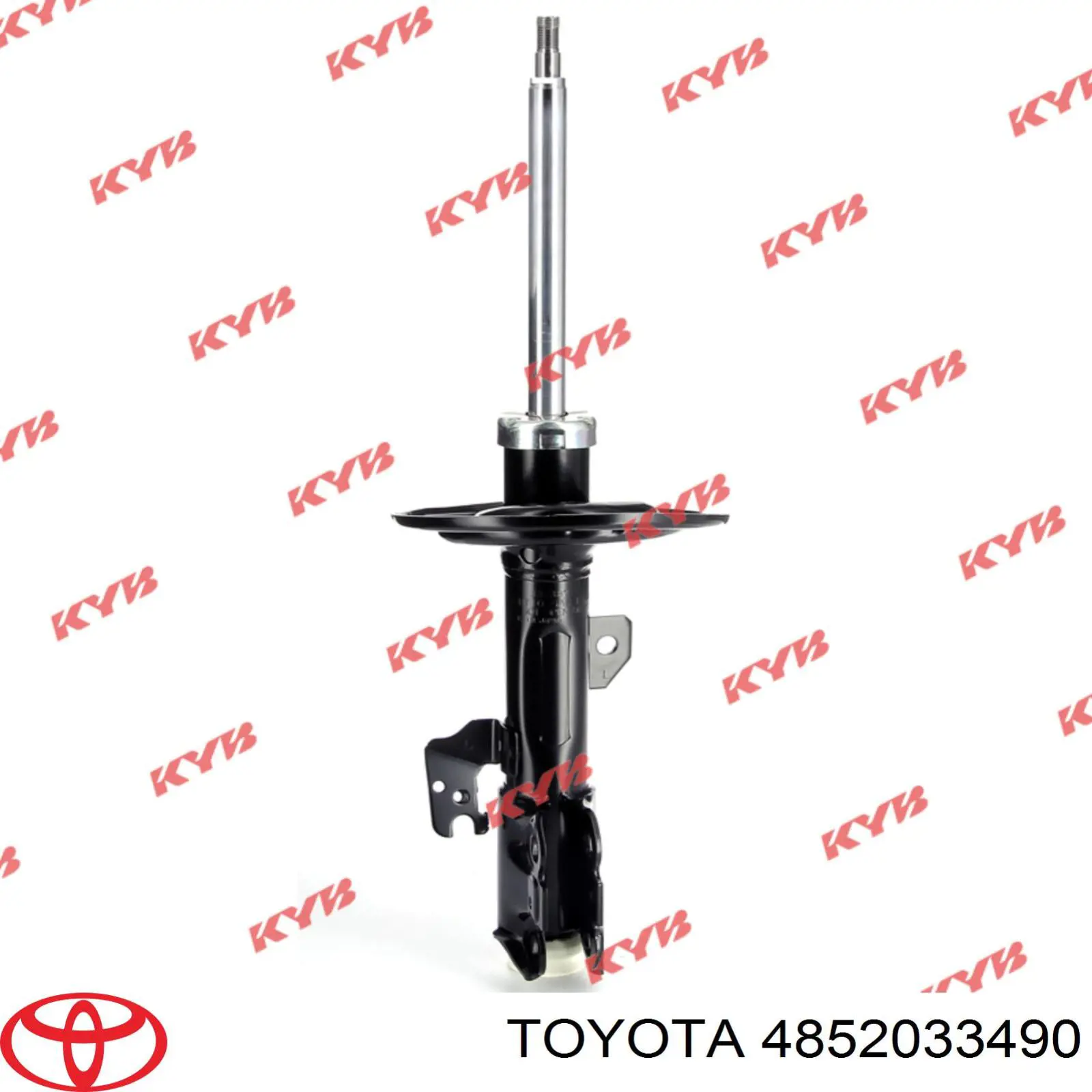 4852033490 Toyota amortiguador delantero izquierdo