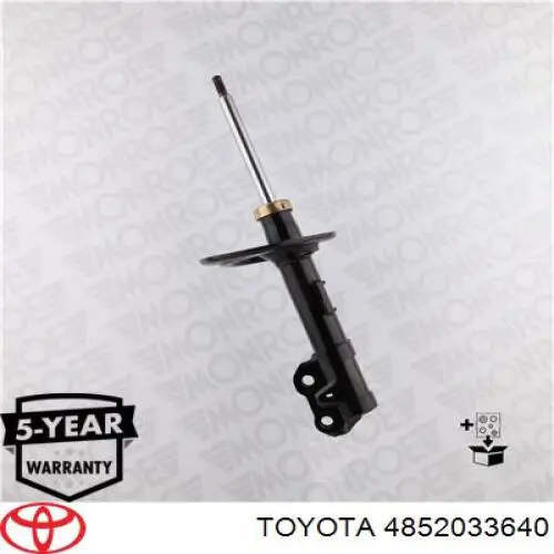 4852033640 Toyota amortiguador delantero izquierdo