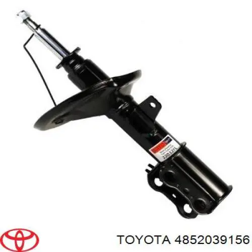 4852039156 Toyota amortiguador delantero izquierdo