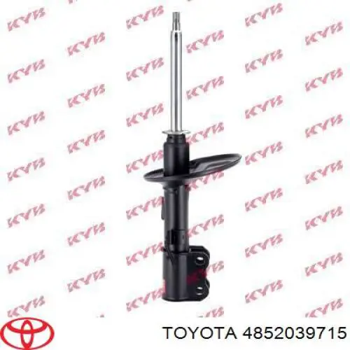 4852039715 Toyota amortiguador delantero izquierdo