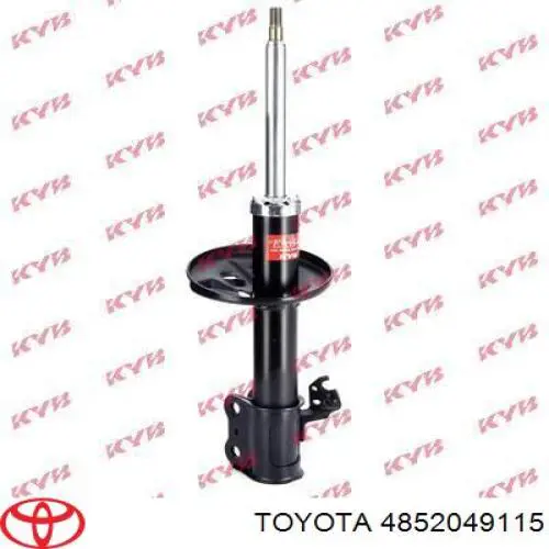 4852049115 Toyota amortiguador delantero izquierdo