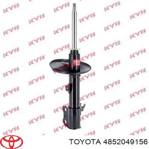 4852049156 Toyota amortiguador delantero izquierdo