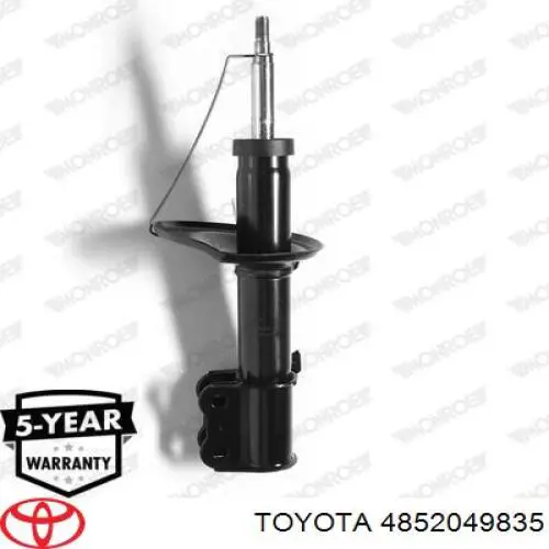 4852049835 Toyota amortiguador delantero izquierdo