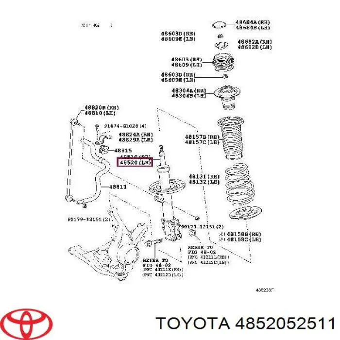 4852052511 Toyota