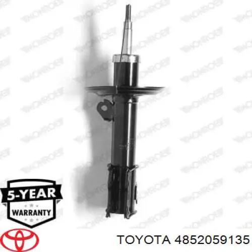 4852059135 Toyota amortiguador delantero izquierdo