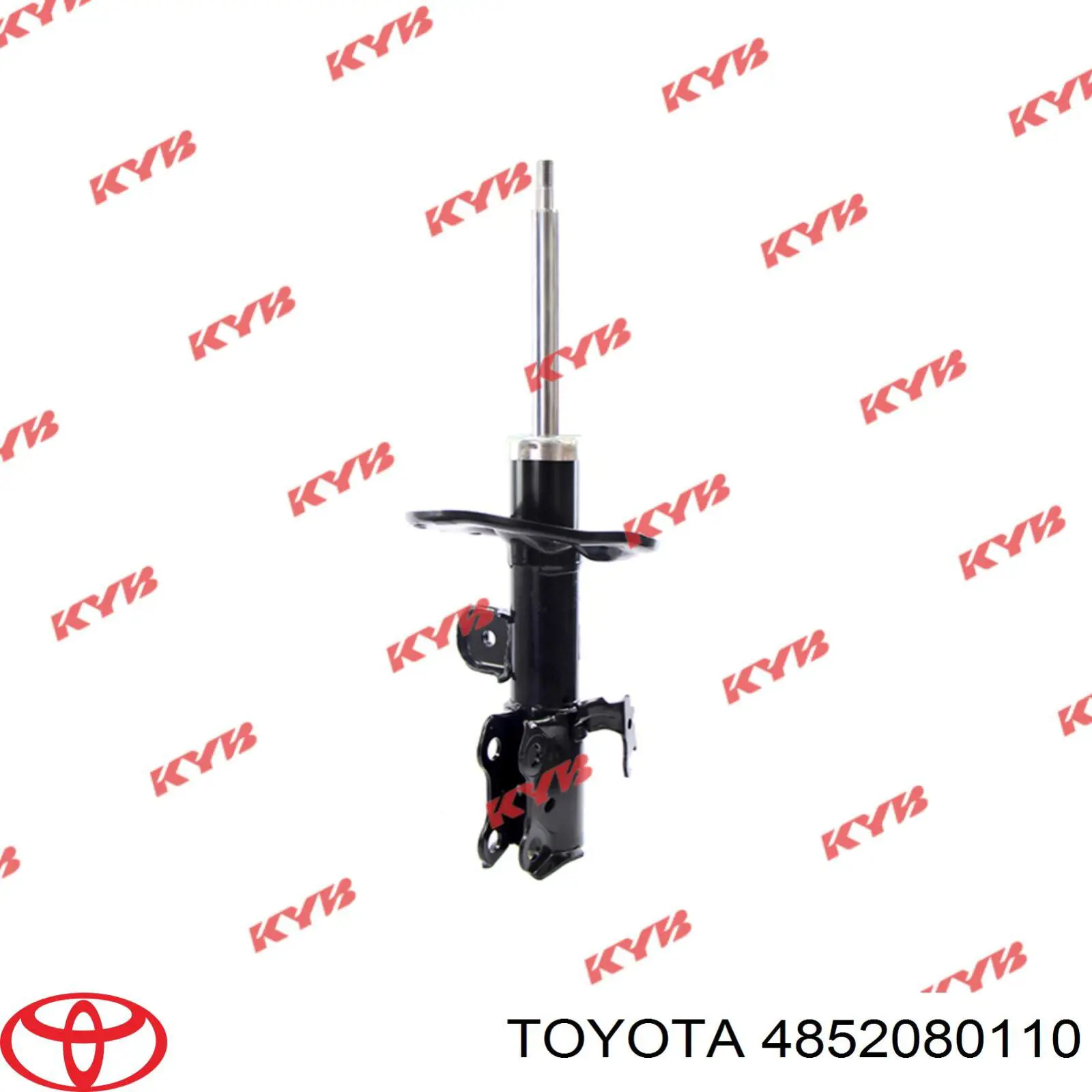 4852080110 Toyota amortiguador delantero izquierdo