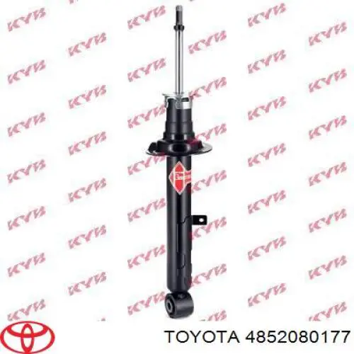 4852080177 Toyota amortiguador delantero izquierdo