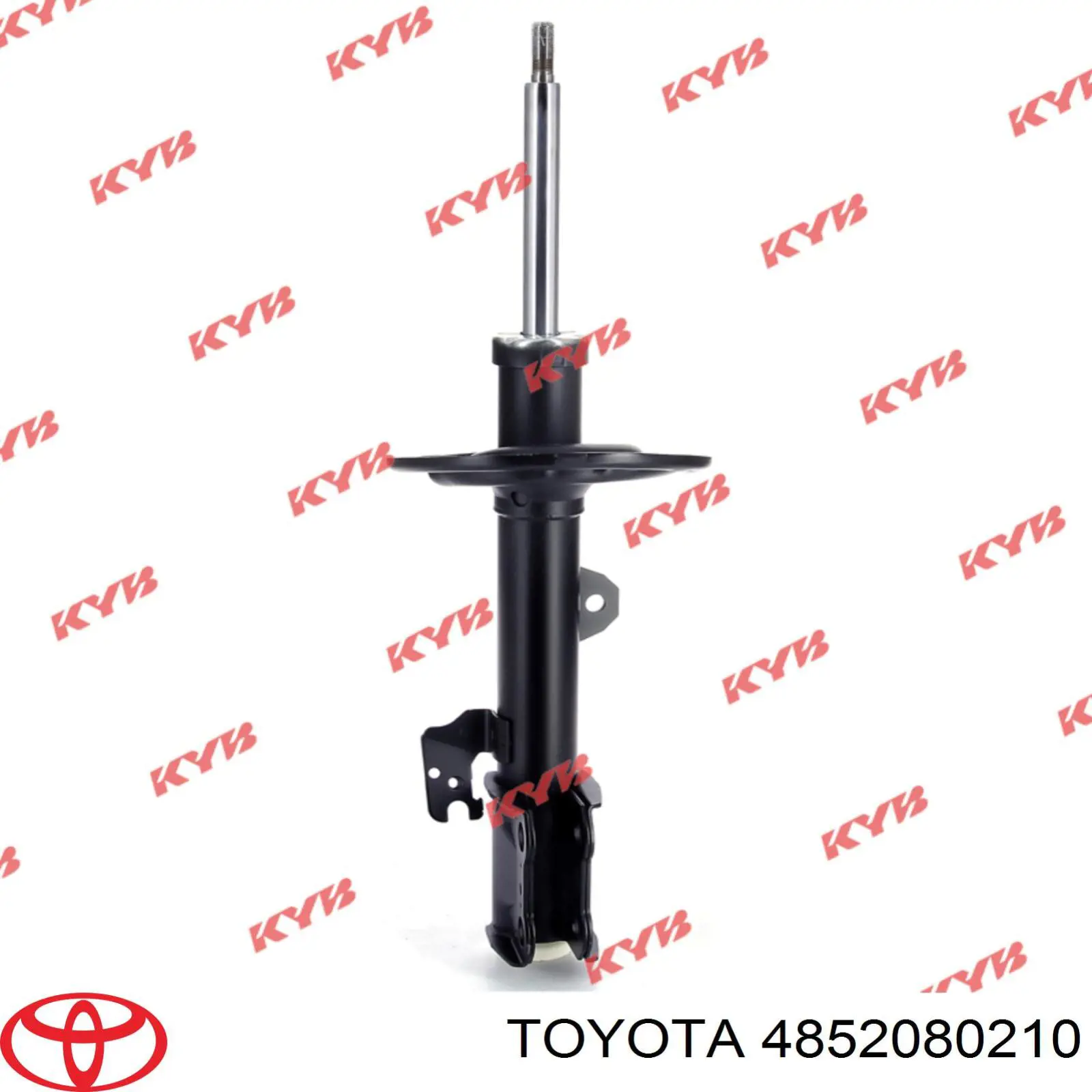 4852080210 Toyota amortiguador delantero izquierdo