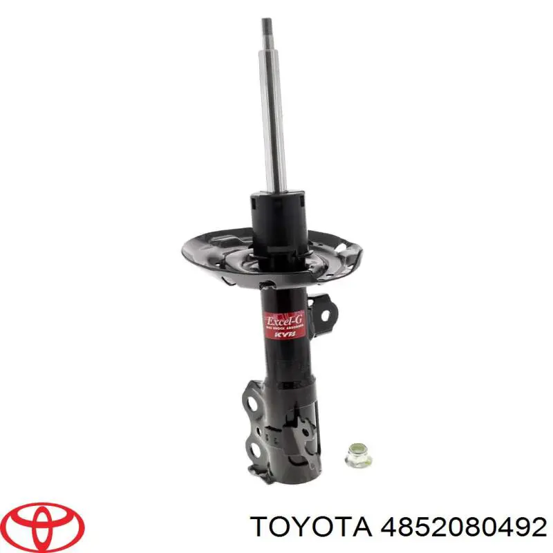 4852080492 Toyota amortiguador delantero izquierdo