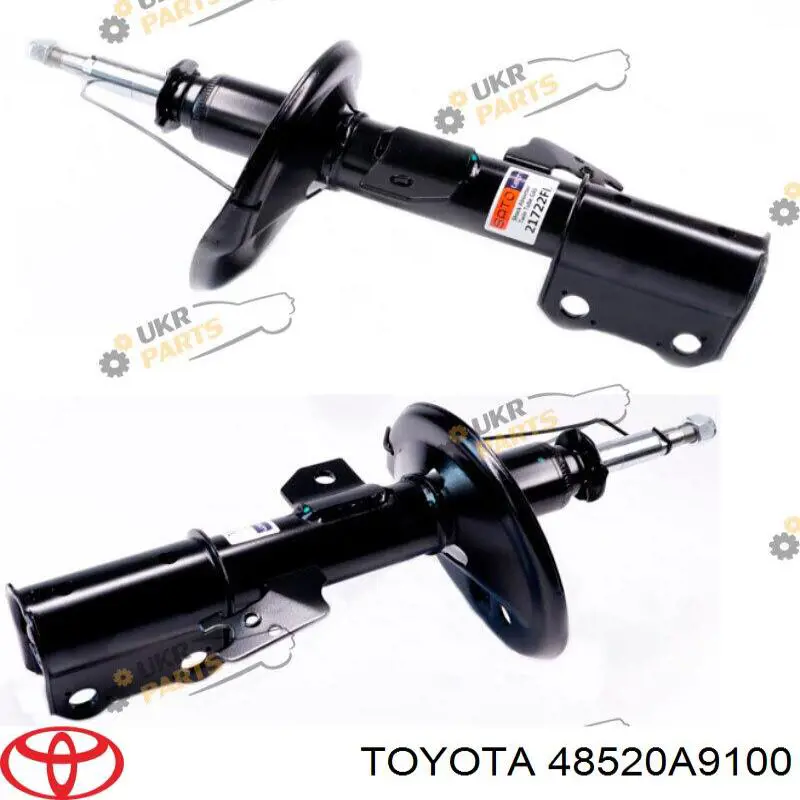 48520A9100 Toyota amortiguador delantero izquierdo